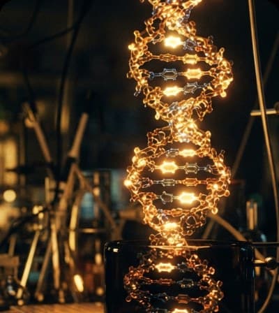 Genomic sequencing sample being prepared in the lab